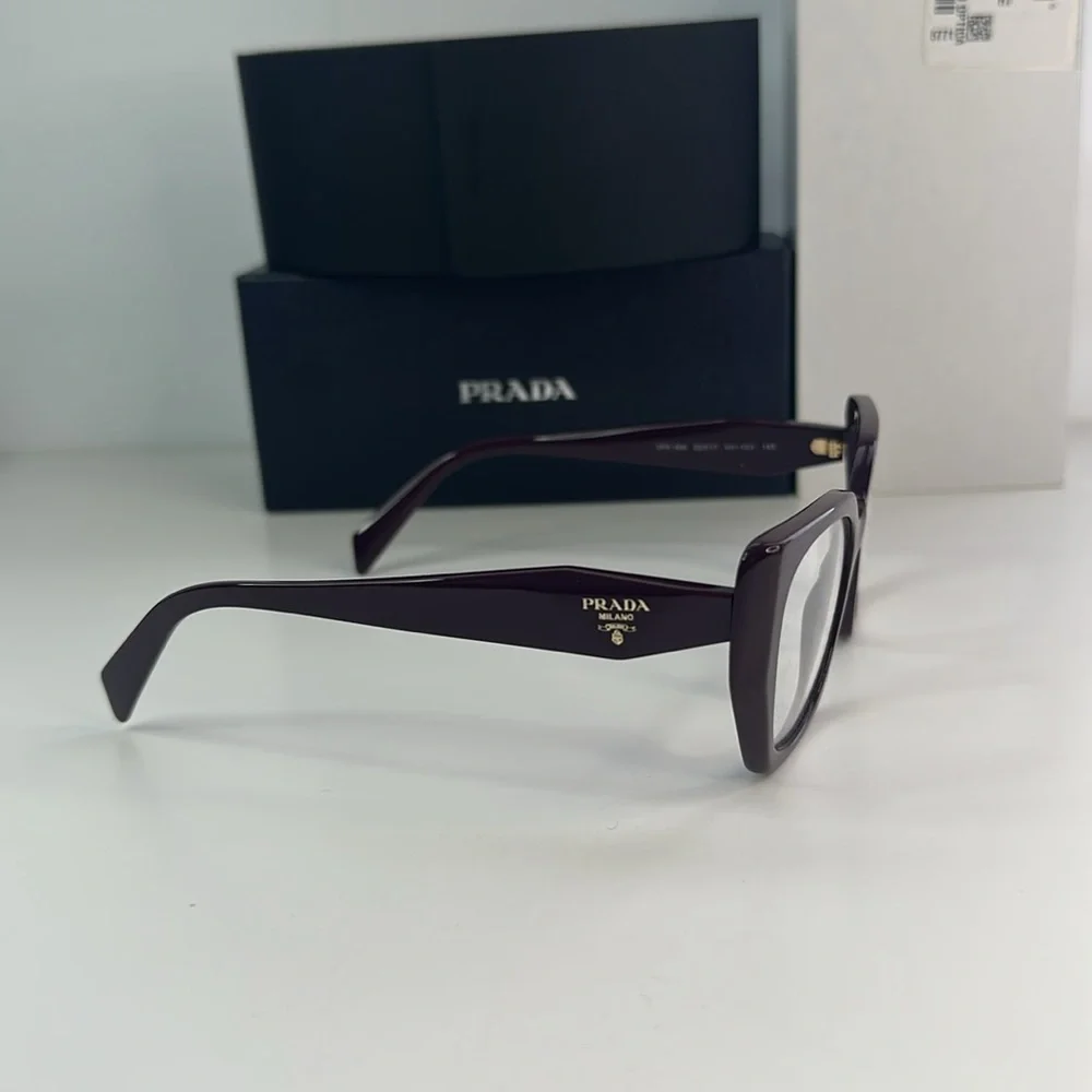 💯- New Authentic Prada PR 18WV VIY1O1 52 - Garnet Eyeglasses